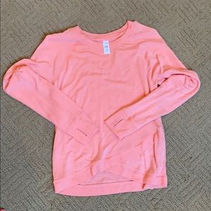 Athleta Girl Pink Crew Neck Sweatshirt